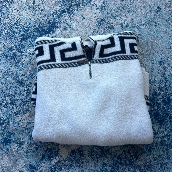 Cashmere aqua brand from Bloomingdale’s quarter zip sweater - Picture 3 of 3